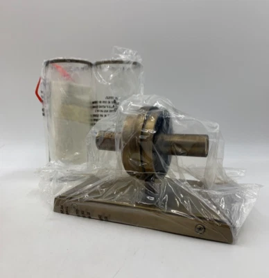 Aplique de tubo alargado Pottery Barn Frey doble latón caído 15,5" H #1662 Foto 1 de 4