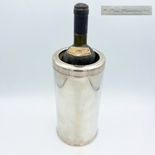 Glacette in argento silver plated vintage secchiello per da vino portabottiglia