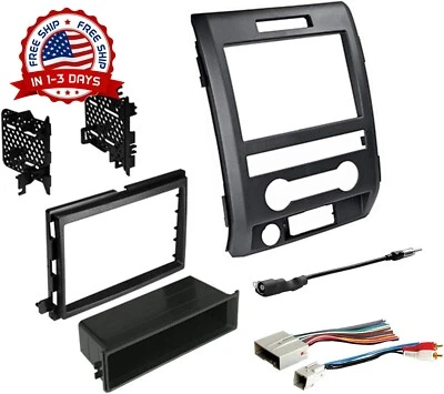 Kit de radio de tablero completo para todos los niveles de equipo negro US Foto 1 de 4