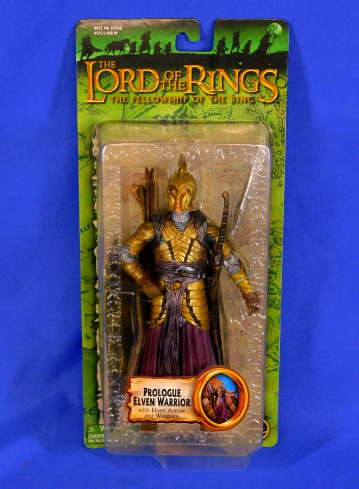 Lord of The Rings Prologue Elven Warrior Action Figure MOC ToyBiz LOTR 6" 2003