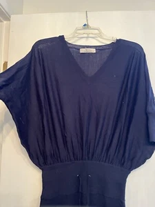 Pulloverkleid blau Wolle - Bild 1 von 6