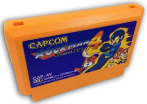 Rockman 4 Megaman NES Famicom Japan JP NTSC Cart Nintendo Original CAP-4V 1991 - Picture 1 of 4