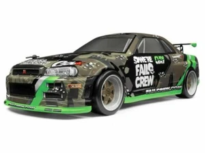 HPI 1/18 Body Shell NISSAN SKYLINE R34 GTR Fail Crew -Painted- #120166 - Picture 1 of 6