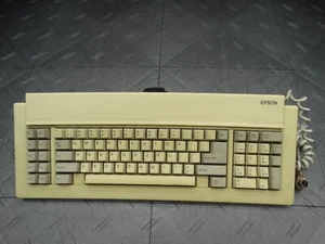 Epson Mechanical Keyboard Vintage Q503A Wired XT Connection Very Clean - Picture 1 of 8