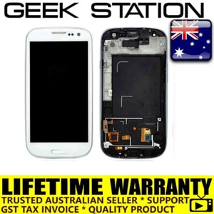 for Samsung Galaxy S3 SIII LCD i9305 LCD touch screen digitizer white in frame - Picture 1 of 1
