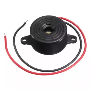 Piezo Buzzer Summer 23mm 12V Dauerton Signalgeber Piepser Alarm Aktiv Schwarz - Bild 1 von 3