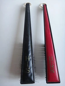 Juego de cepillos para baño Ges-Line para él y ella rojo y negro - Imagen 1 de 5