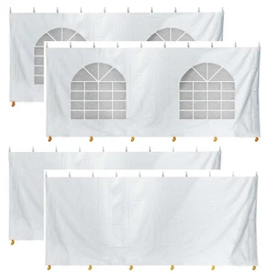 15x15 Tent Sidewall Kit 7ft H Solid & Window Blockout 16oz Vinyl Panels - Picture 1 of 10