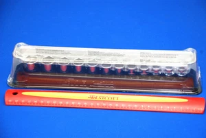 Snap-on NEW Ships FREE 12 Pc 3/8" Drive 6-Point Metric Shallow Socket Set 8-19mm - Picture 1 of 4