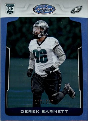 2017 Certified Mirror Silver #155 Derek Barnett /299 - FB - Image 1 of 2