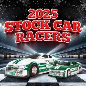 2025 Hess Holiday Toy Truck - STOCK CAR RACERS - BRANDNEU!! - Bild 1 von 9