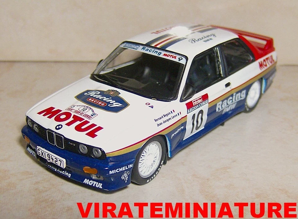 BMW M3 WINNER TOUR DE CORSE 1987 BERNARD BEGUIN IXO ALTAYA AU 1/43 - Photo 1/1