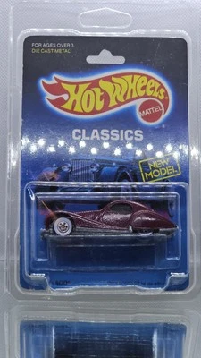 VGC+ 1986 Hot Wheels Classics Maroon Talbot Lago WW Wheels #4741 w/Protector - Image 1 of 4