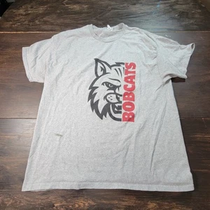Hanes Mens Bobcat T-Shirt Size XL *Stains  - Picture 1 of 11