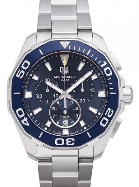 TAG Heuer Aquaracer Chronograph 300M CAY111B.BA0927 Quartz Blue Stainless Steel - Image 1 of 4