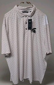 Michigan State Spartans Polo Shirt Cutter&Buck Men's 3xl - Picture 1 of 9