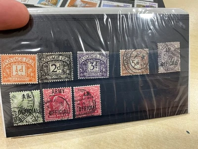 QV, EDVII IR Official, Used. C4x to 1s + postage dues #156 - Image 1 of 4