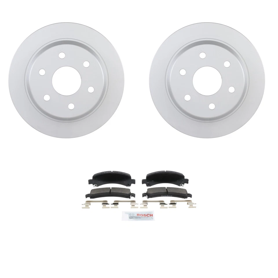 Kit de rotor de freno de disco trasero y pastillas de freno de cerámica Bosch para Express 1500 Savana 1500 Foto 1 de 1