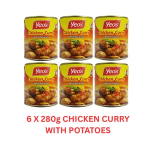 Yeo's Pollo Curry de Malasia - 6 Latas x 280 gramos - Envío por DHL Express - Imagen 1 de 2