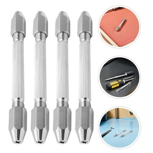  4 Stück Doppelkopf Bohrer Klemme Doppelend Stiftschraubstock Kupferdraht - Bild 1 von 12