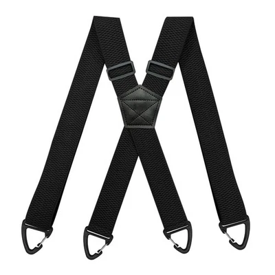 Heavy Duty Elastic Suspenders for Men Trouser Pants Braces Strap Work Belt - image 1 of 4