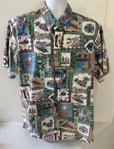 Reyn Spooner Limited Issue Mele Kalikimaka Hawaiian Christmas Shirt 2002 XL - Picture 1 of 5