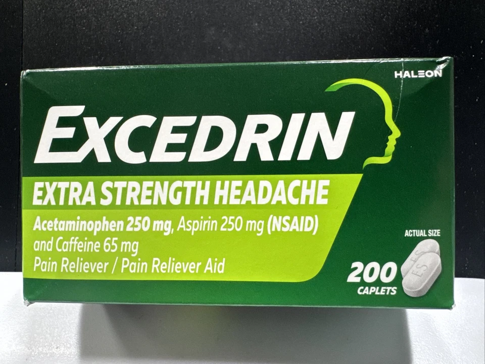 Excedrin Extra Strength Pain Reliever Caplets - 200 ct.- Exp.12/26 - *New Stock* - Image 1 of 4
