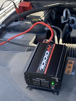 Convertidor de potencia Schumacher 1000 vatios PC-1000 - negro 120 V CA NUEVO Foto 1 de 4