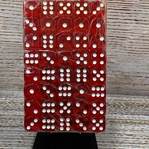 40 Pairs of Translucent Red Dice Bulk Lot Game Components - Picture 1 of 4