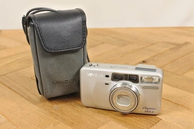 [EX+++] Minolta Capios 160A 35mm Point & Shoot 35mm Film Camera with Case - Image 1 of 4