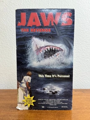 Jaws The Revenge 1987 / VHS Joseph Sargent Thriller Foto 1 de 3