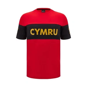 RUGBY WALES – SHIRT LEISURE COTTONPOLY - MACRON - Season 2024/25 - Picture 1 of 4
