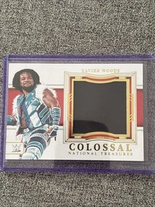 2024 Panini National Treasures WWE - Colossal Materials Xavier Woods 50/99 - Bild 1 von 4