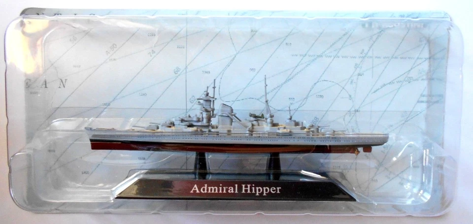  DIE CAST NAVI DA GUERRA - ADMIRAL HIPPER  -  Scala1:1250 [16] - Immagine 1 di 1