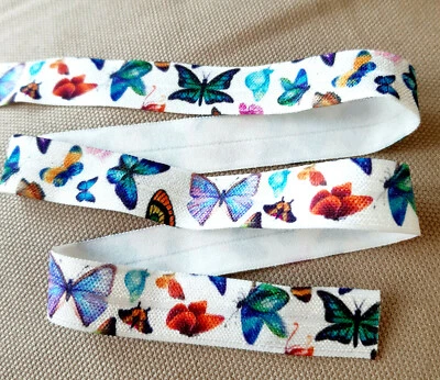 1m X 15mm Falzgummi Rollierband Border Tape Elastic Satin Gloss Wildpark - Image 1 of 2