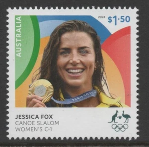 Australia 2024 Gold Medal 07 Jessica Fox Women's Canoe Slalom MUH - Bild 1 von 1