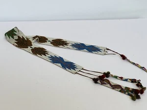 C.1890 Menominee Native American  Fully Beaded  Friendship Sash - Picture 1 of 7