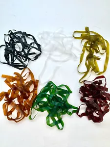 Envoltura de ninfa artificial para atar moscas. Silicona, Piel elástica, 1/8" 6 colores, Stonefly - Imagen 1 de 14