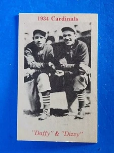 1974 TCMA 1934 CARDINALS #NNO DAFFY DEAN / DIZZY DEAN EX-MINT - Picture 1 of 2