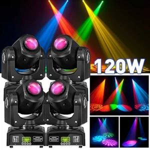 120W RGBW LED Moving Head Stage Light Gobo Pattern DMX DJ Disco Club Party Light - Picture 1 of 15