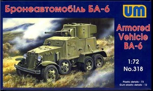 UM-MT Models 1/72 Soviet BA-6 ARMORED CAR - Picture 1 of 2