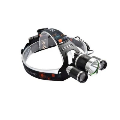 Lámpara Frontal 3 LED Baterías Recargable Auto Antorcha Cabeza Sport Pesca B0011 - Imagen 1 de 4