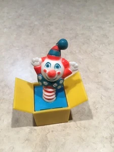 Topper de pastel de payaso Wilton Jack in the Box de colección años 80 - Imagen 1 de 7