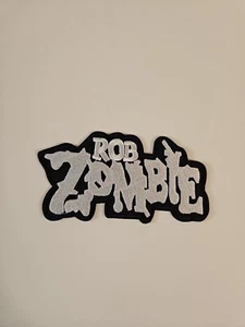 Rob Zombie Iron On Embroidered Patch / Sew On Embroidery Rock Metal Band  - Picture 1 of 4