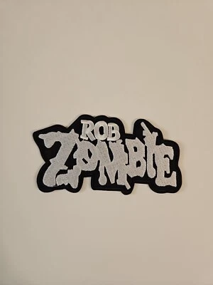 Rob Zombie Iron On Embroidered Patch / Sew On Embroidery Rock Metal Band  - Image 1 of 4