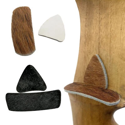 2X Archery Fur Arrow Rest Leather Plate Recurve Bow Traditional Longbow Shooting - Image 1 of 4