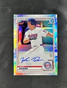 2020 bowman chrome kala'l Rosario signature number to 499 - Picture 1 of 2