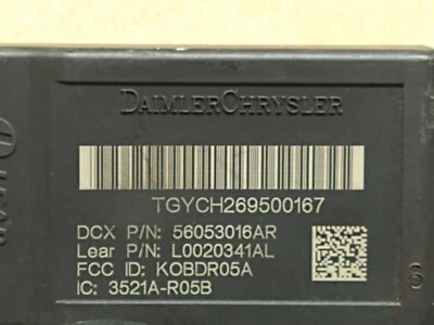 CHRYSLER ANTI THEFT SKREEM IGNITION IMMOBILIZER TRANSCEIVER P/N 56053016AR - Image 1 of 4