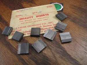 Carbide Grinding co Inserts (10) pack Grade C-2 Part # B-306001 - Picture 1 of 1