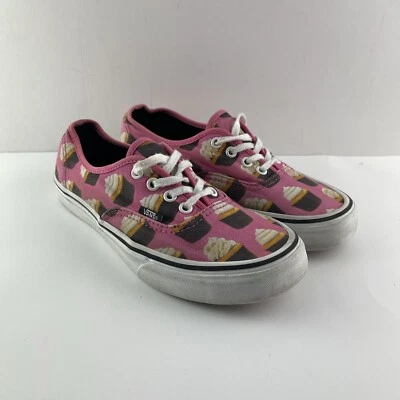 VANS AUTHENIC холст туфли CUPCAKE тема розовый женский размер США 7,5 ЕС 38 - Изображение 1 из 4